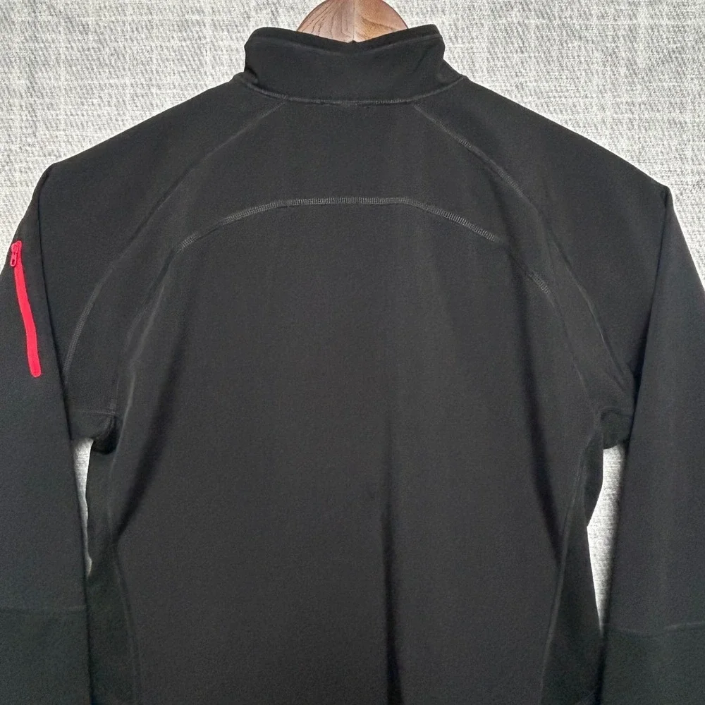 The North Face Mens XL Black Quarter Zip Pullover Lightweight Jacket Top‎